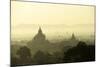 A Beautiful Sunrise over the Buddhist Temples in Bagan-Boaz Rottem-Mounted Photographic Print