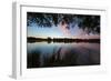 A Beautiful Sunset over Pen Ponds in Richmond Park-Alex Saberi-Framed Photographic Print