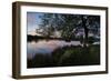 A Beautiful Sunset over Pen Ponds in Richmond Park-Alex Saberi-Framed Photographic Print