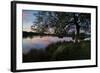 A Beautiful Sunset over Pen Ponds in Richmond Park-Alex Saberi-Framed Photographic Print