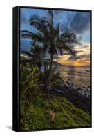 A Beautiful Sunset Princeville, Hi-Andrew Shoemaker-Framed Stretched Canvas