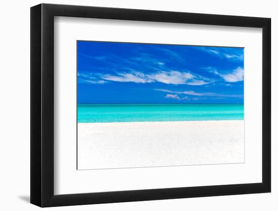 A Beautiful Tropical Beach in Cuba-Kamira-Framed Photographic Print