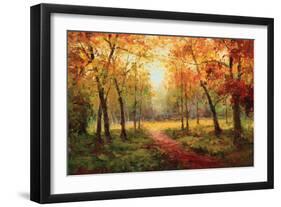 A Beautiful Walk in the Fall-Weber-Framed Art Print