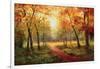 A Beautiful Walk in the Fall-Weber-Framed Art Print