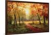 A Beautiful Walk in the Fall-Weber-Framed Art Print