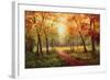 A Beautiful Walk in the Fall-Weber-Framed Art Print