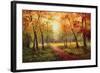 A Beautiful Walk in the Fall-Weber-Framed Art Print