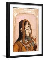 A Beautiful Woman, Framed by an Arch, C.1800-null-Framed Giclee Print