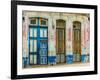 A beautifully aged colourful building in Havana, Cuba-Chris Mouyiaris-Framed Photographic Print