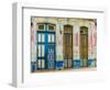 A beautifully aged colourful building in Havana, Cuba-Chris Mouyiaris-Framed Photographic Print