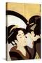 A Beauty before the Mirror, C1793-Kitagawa Utamaro-Stretched Canvas
