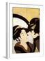 A Beauty before the Mirror, C1793-Kitagawa Utamaro-Framed Giclee Print