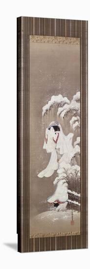 A Beauty in Snow-Hashiguchi Goyo-Stretched Canvas