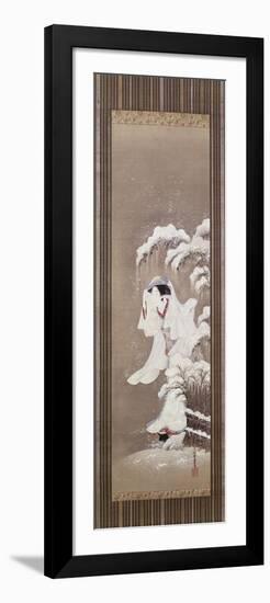 A Beauty in Snow-James Jacques Joseph Tissot-Framed Giclee Print