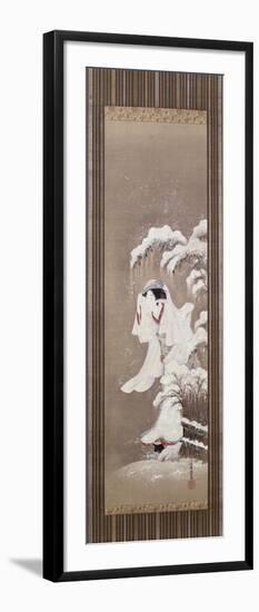 A Beauty in Snow-James Jacques Joseph Tissot-Framed Premium Giclee Print