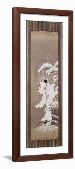 A Beauty in Snow-James Jacques Joseph Tissot-Framed Premium Giclee Print