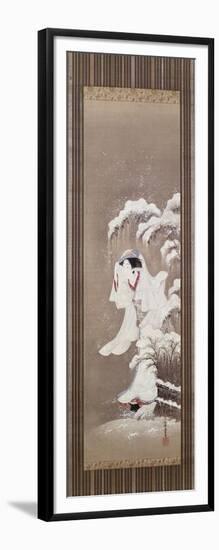 A Beauty in Snow-Hashiguchi Goyo-Framed Giclee Print