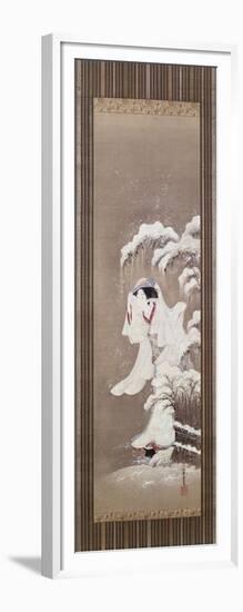 A Beauty in Snow-Hashiguchi Goyo-Framed Giclee Print