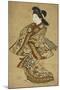 A Beauty Walking, 17th Century-Sigimura Jihei-Mounted Giclee Print