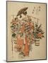 A Beauty Wearing Festival Garb with Two Buckets of Flowers Suspended from a Yoke-Okumura Masanobu-Mounted Giclee Print