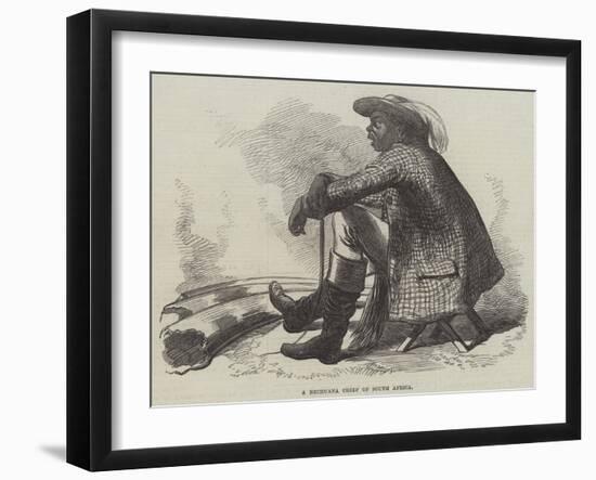 A Bechuana Chief of South Africa-null-Framed Giclee Print