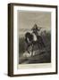 A Bedouin Arab of Moab Retreating over the Jordan, a Parting Shot-Richard Beavis-Framed Giclee Print