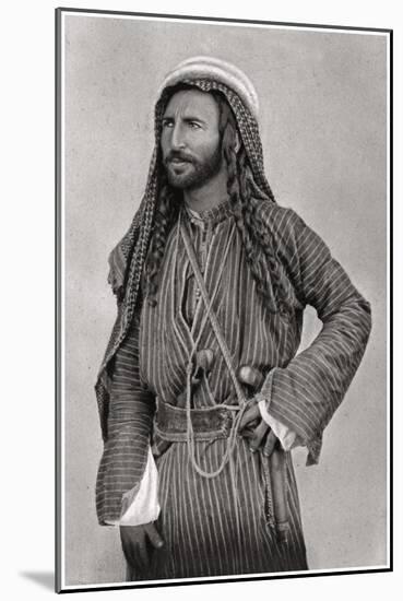 A Bedouin of the Desert, Iraq, 1925-A Kerim-Mounted Giclee Print