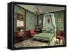 A Bedroom from the Reign of Louis XV Room, Hotel Des Saints Pères, Paris, 1938-null-Framed Stretched Canvas