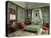A Bedroom from the Reign of Louis XV Room, Hotel Des Saints Pères, Paris, 1938-null-Stretched Canvas