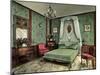 A Bedroom from the Reign of Louis XV Room, Hotel Des Saints Pères, Paris, 1938-null-Mounted Giclee Print