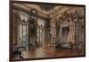 A Bedroom in the Tzar's Palace at Tsarskoe-Selo, St. Petersburg, 1870-Luigi Premazzi-Framed Giclee Print