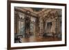 A Bedroom in the Tzar's Palace at Tsarskoe-Selo, St. Petersburg, 1870-Luigi Premazzi-Framed Giclee Print