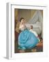 A Bedtime Prayer, 1858 (Oil on Canvas)-Auguste Toulmouche-Framed Giclee Print