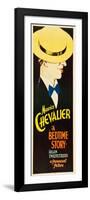 A Bedtime Story, Maurice Chevalier on U.S. insert poster, 1933-null-Framed Premium Giclee Print