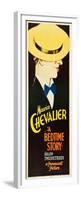 A Bedtime Story, Maurice Chevalier on U.S. insert poster, 1933-null-Framed Premium Giclee Print