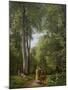 A Beech Wood in May near Iselingen Manor, Zealand, 1857-Peter Christian Skovgaard-Mounted Giclee Print