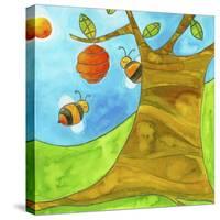 A Beehive Hanging from a Tree-null-Stretched Canvas