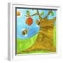 A Beehive Hanging from a Tree-null-Framed Giclee Print