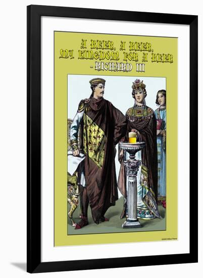 A Beer, Abeer, My Kingdom for a Beer-null-Framed Art Print