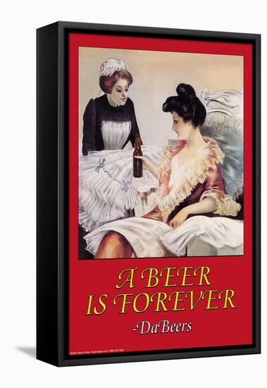 A Beer is Forever Da Beers-null-Framed Stretched Canvas