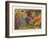 A Beggar, a Fool and a Witch Scare Off the Sergeants at Arms-null-Framed Giclee Print