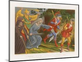 A Beggar, a Fool and a Witch Scare Off the Sergeants at Arms-null-Mounted Giclee Print