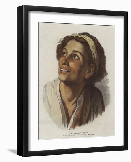 A Beggar Boy-Bartolome Esteban Murillo-Framed Giclee Print