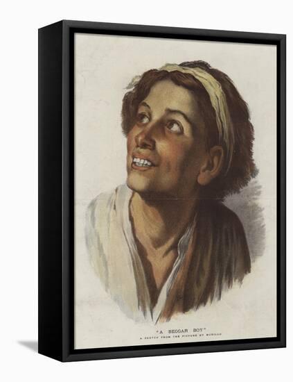 A Beggar Boy-Bartolome Esteban Murillo-Framed Stretched Canvas