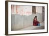 A Beggar Sits in the Street in Copacabana-Alex Saberi-Framed Photographic Print