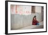 A Beggar Sits in the Street in Copacabana-Alex Saberi-Framed Photographic Print