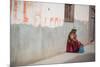 A Beggar Sits in the Street in Copacabana-Alex Saberi-Mounted Photographic Print