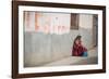 A Beggar Sits in the Street in Copacabana-Alex Saberi-Framed Photographic Print