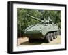 A Belgian Army Piranha IIIC with the Lcts-90 Cockerill Mk8 Gun-Stocktrek Images-Framed Photographic Print