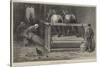 A Belgian Threshing Machine-null-Stretched Canvas